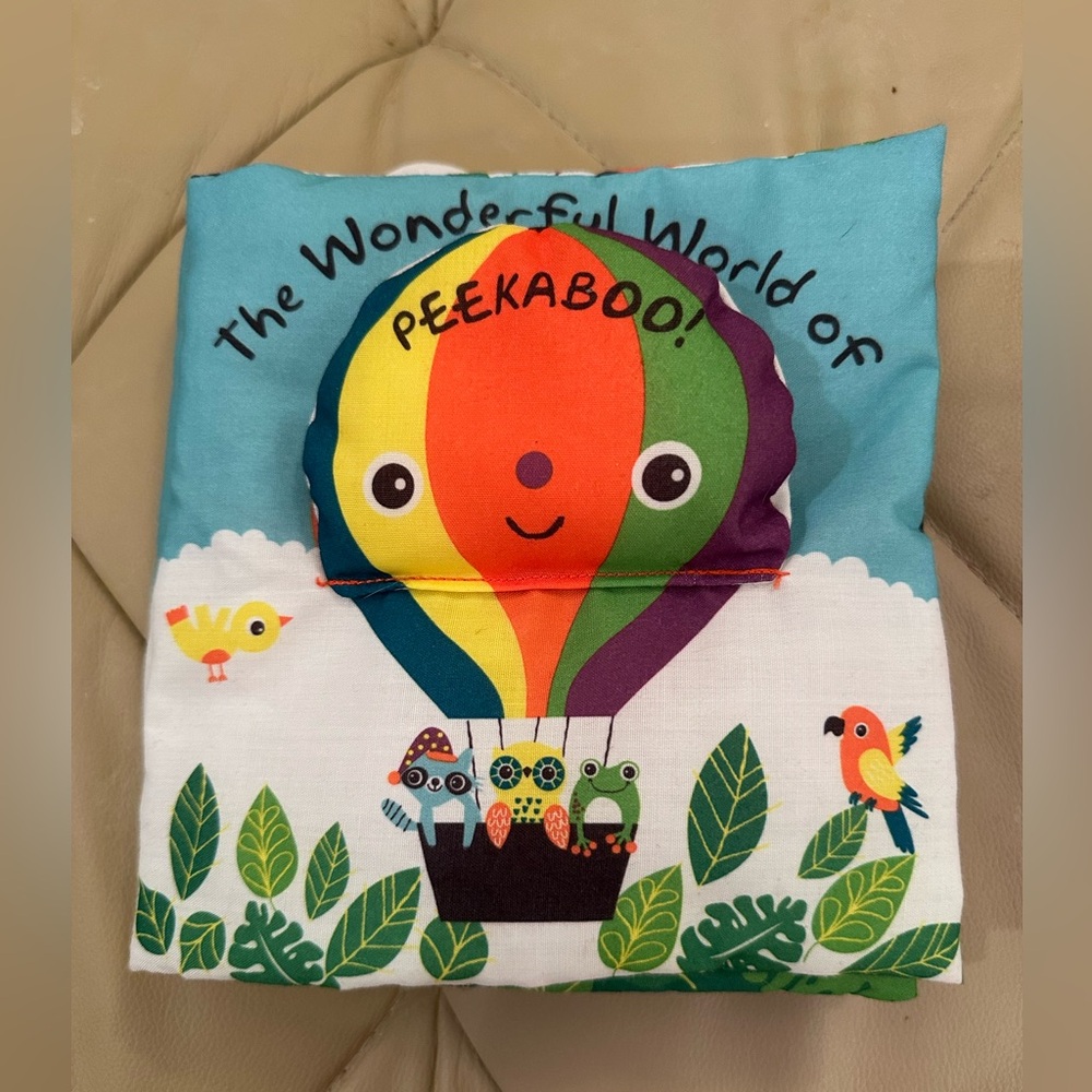 Melissa & Doug K's Kids Soft Cloth Activity Book The Wonderful World Of Peekaboo